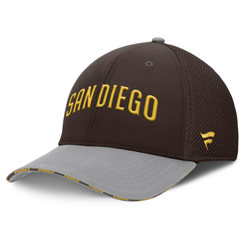 San Diego Padres Fanatics Pennant Flex Hat - Brown/Gray Hats