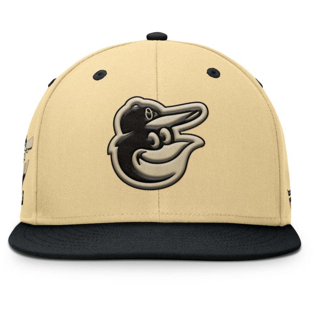 Baltimore Orioles Fanatics Duel Adjustable Hat - Khaki Hats