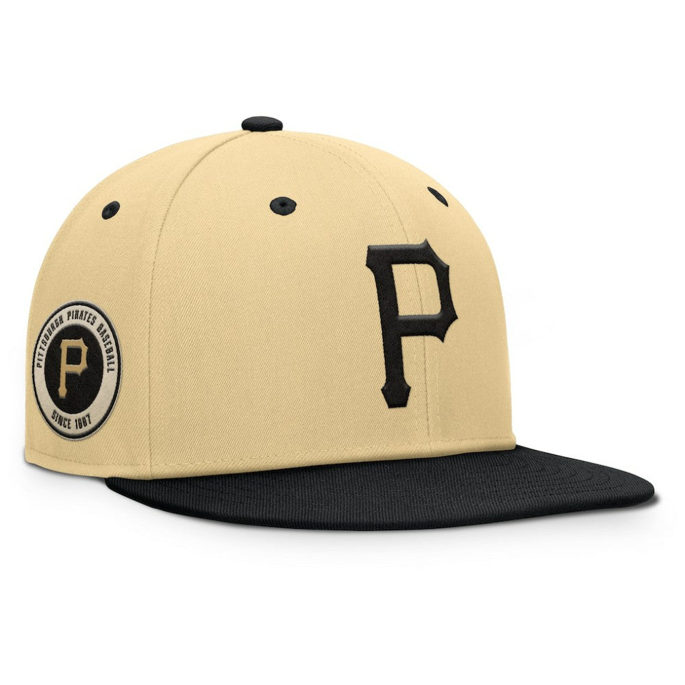 Pittsburgh Pirates Fanatics Duel Adjustable Hat - Khaki Hats