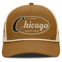 Chicago White Sox Fanatics A-Frame Trucker Adjustable Hat - Brown Hats