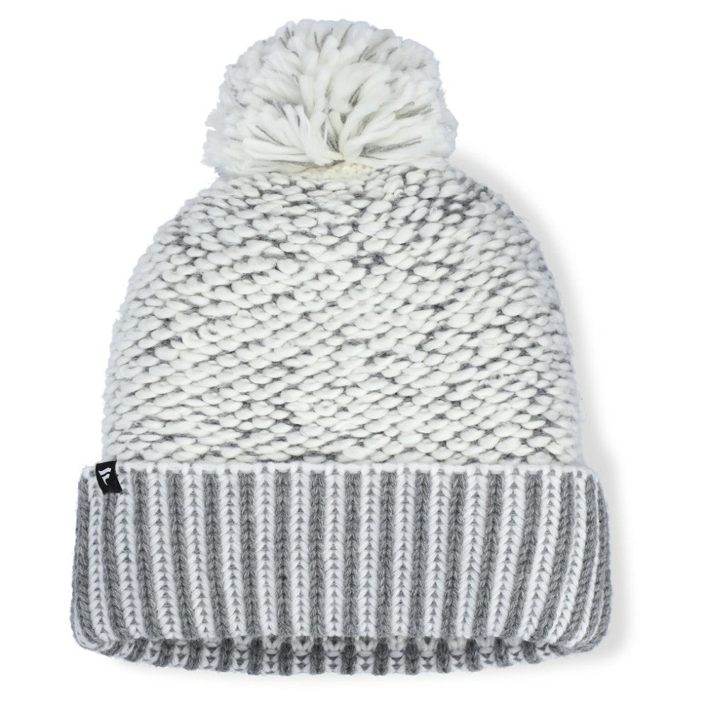 Athletics Fanatics Women's Hangtime Cuffed Knit with Pom - Heather Gray