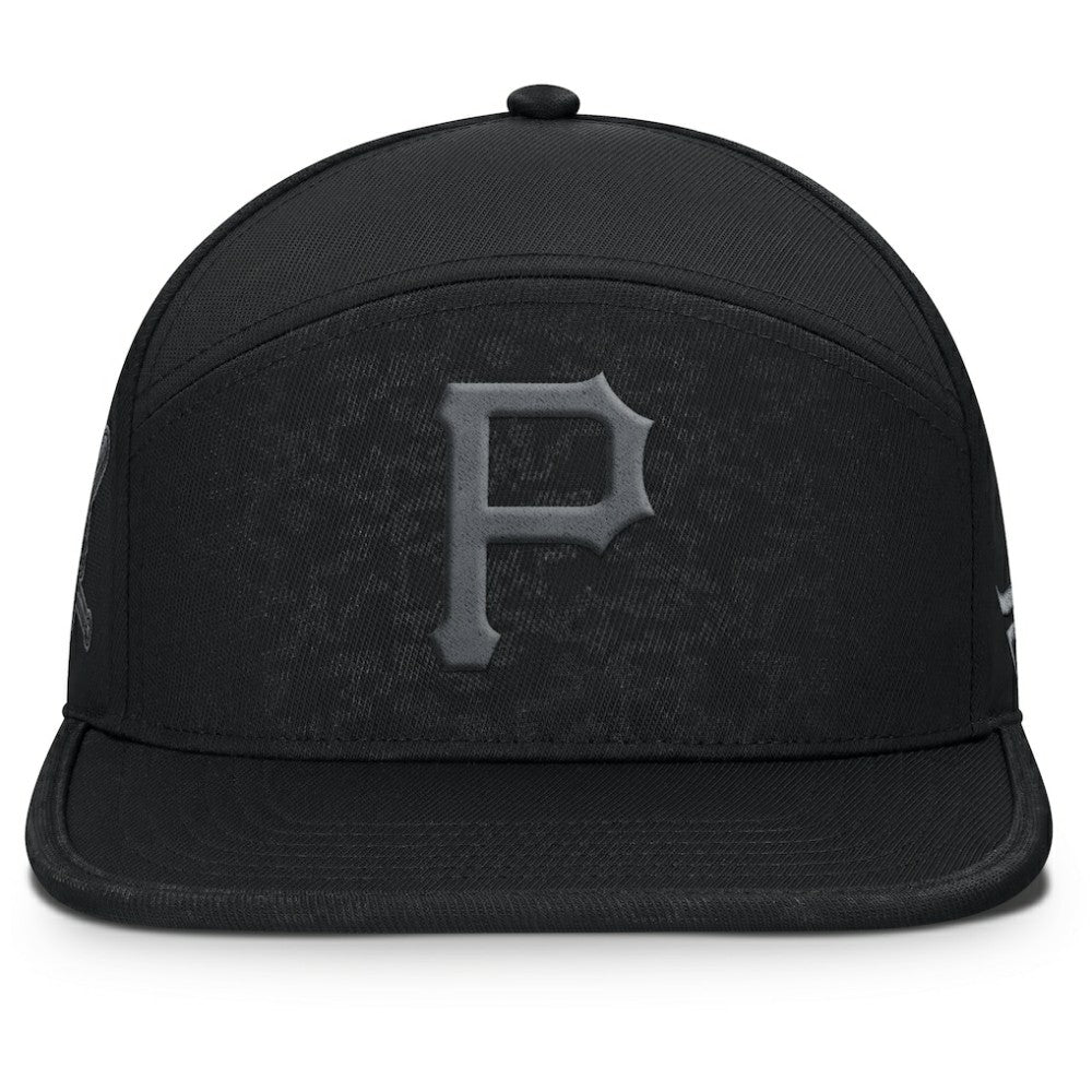 Pittsburgh Pirates Fanatics Platoon Snapback Hat - Black Hats