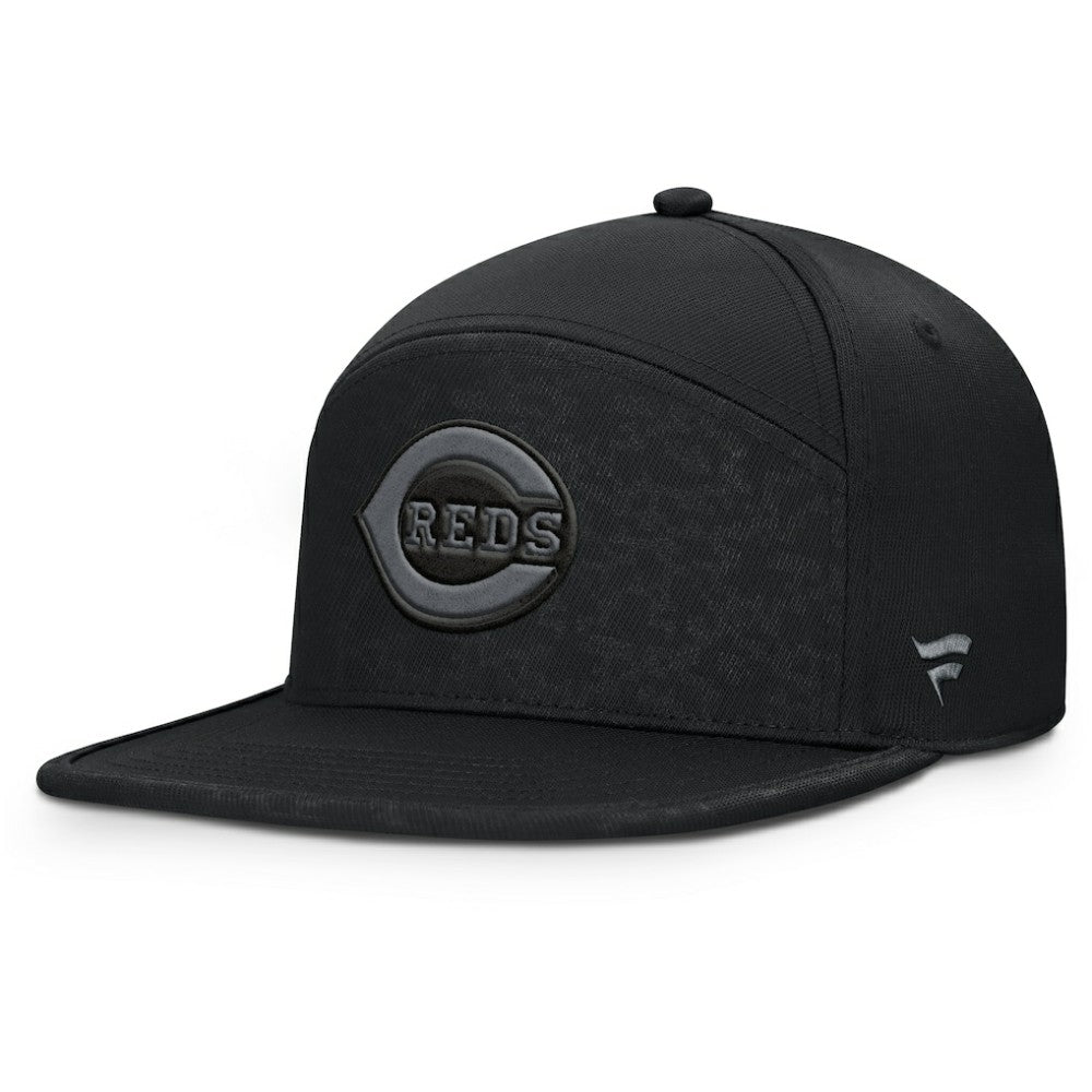 Cincinnati Reds Fanatics Platoon Snapback Hat - Black Hats
