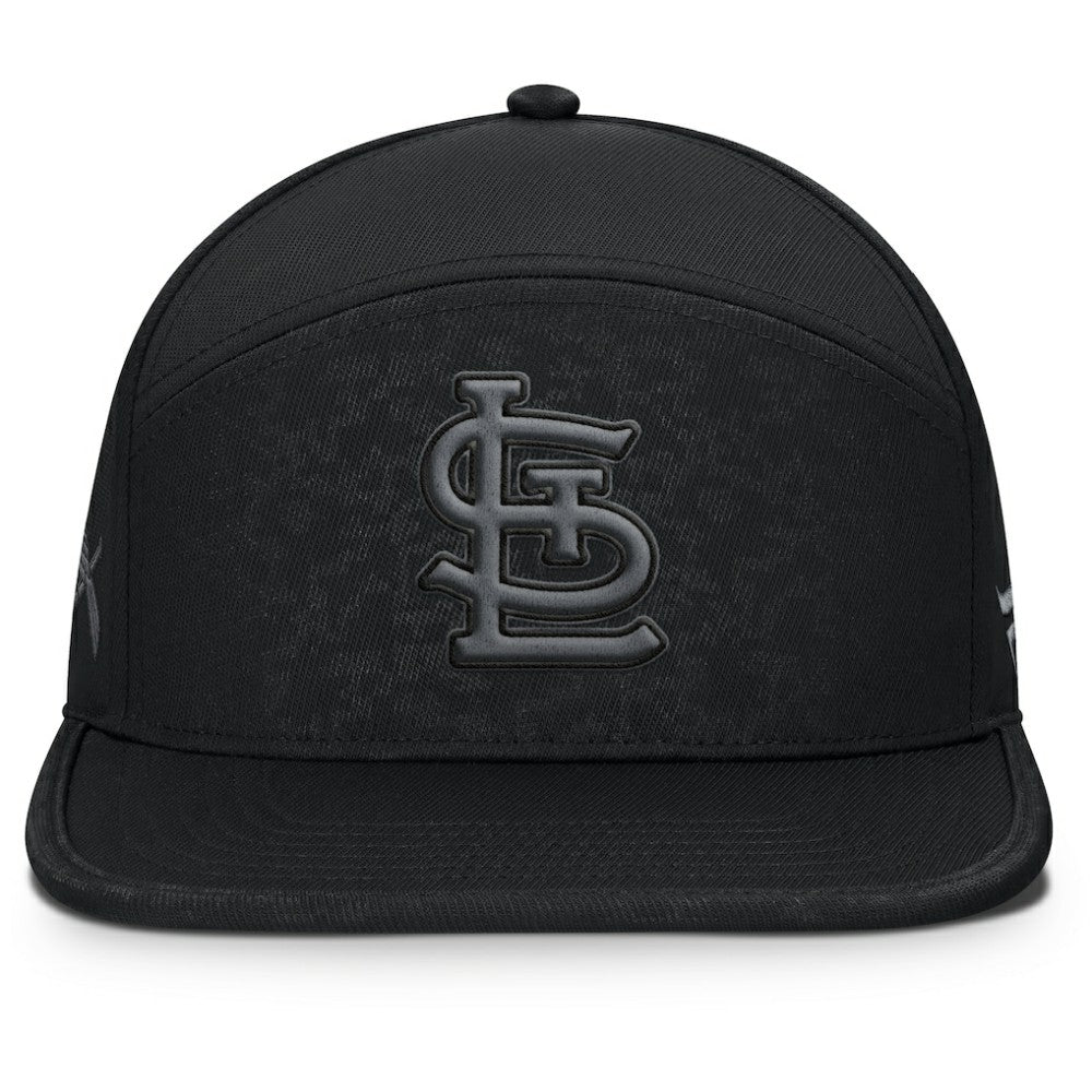 St. Louis Cardinals Fanatics Platoon Snapback Hat - Black Hats