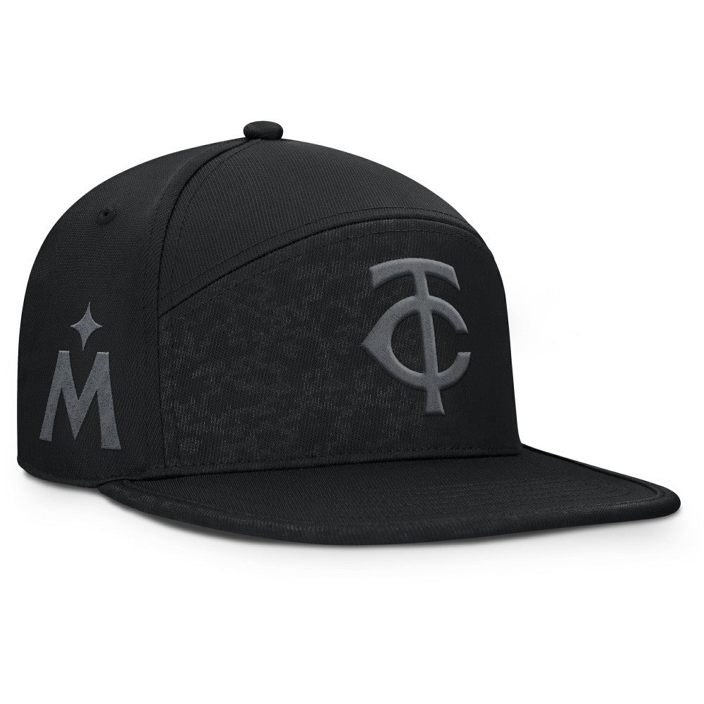 Minnesota Twins Fanatics Platoon Adjustable Hat - Black Hats