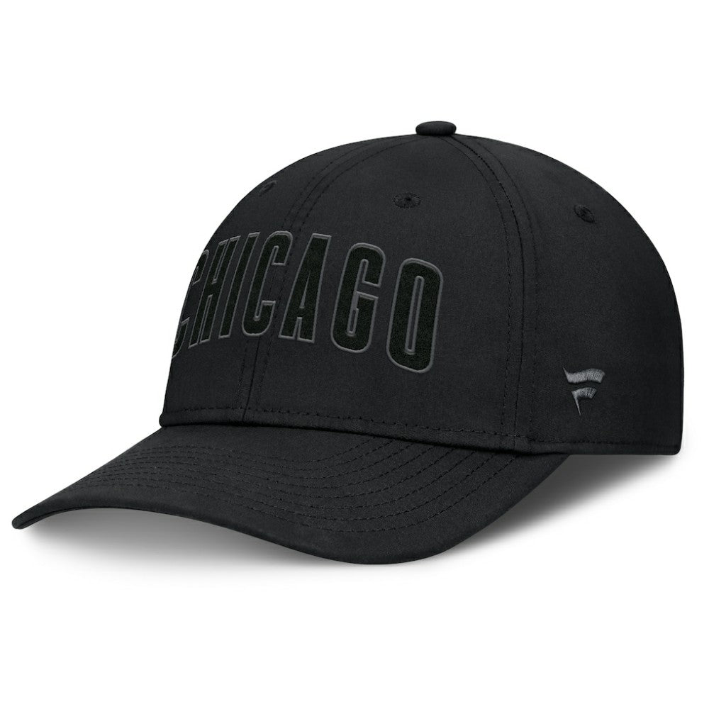 Chicago Cubs Fanatics Overpower Flex Hat - Black Hats