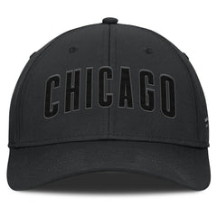 Chicago Cubs Fanatics Overpower Flex Hat - Black Hats