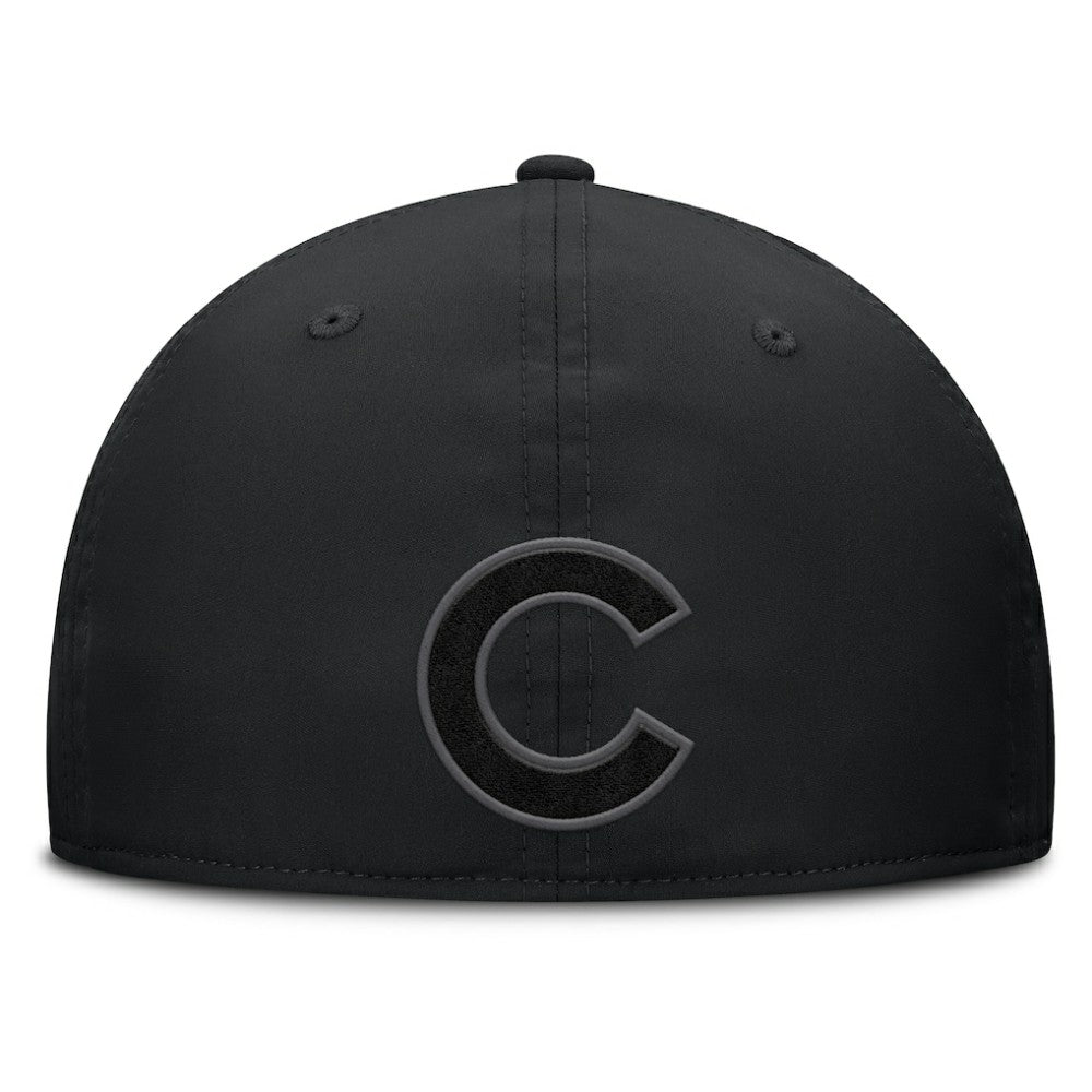 Chicago Cubs Fanatics Overpower Flex Hat - Black Hats
