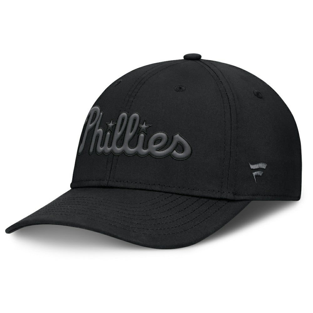 Philadelphia Phillies Fanatics Overpower Flex Hat - Black Hats