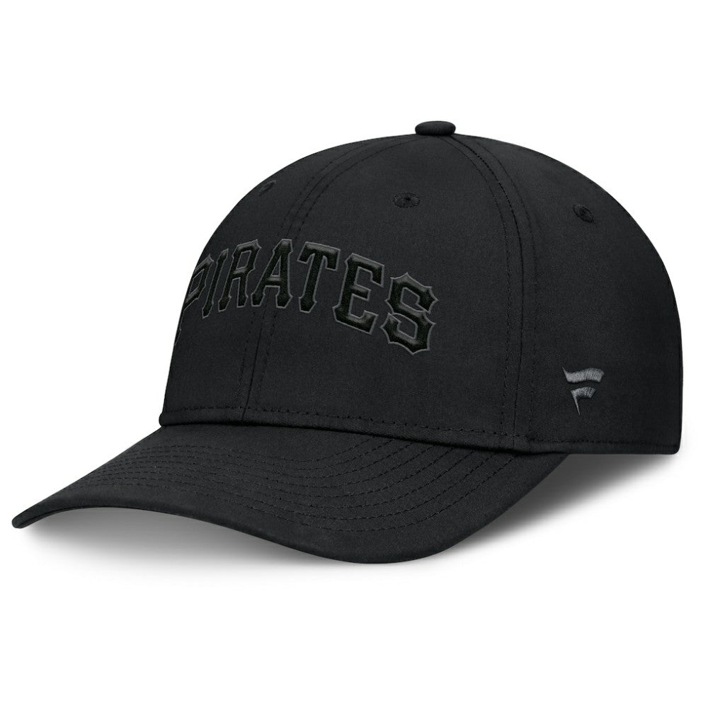 Pittsburgh Pirates Fanatics Overpower Flex Hat - Black Hats
