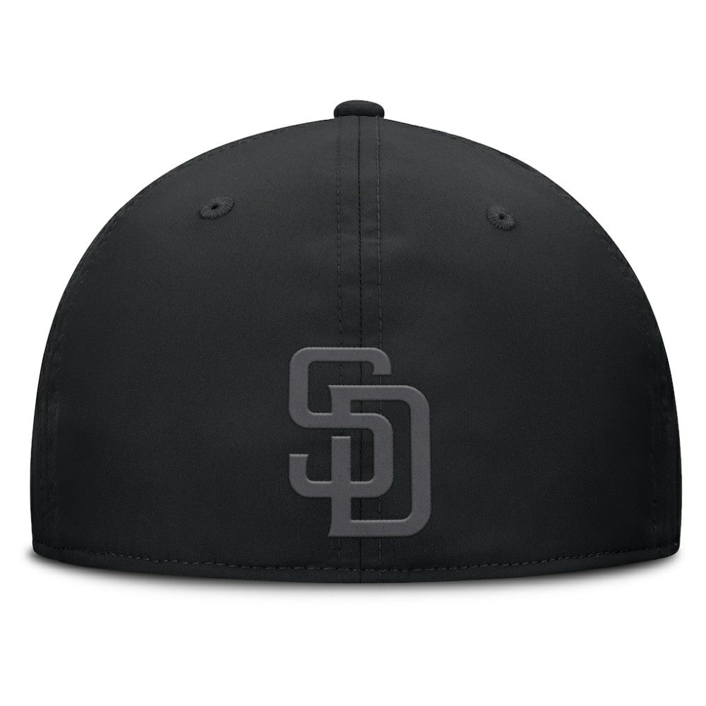 San Diego Padres Fanatics Overpower Flex Hat - Black Hats