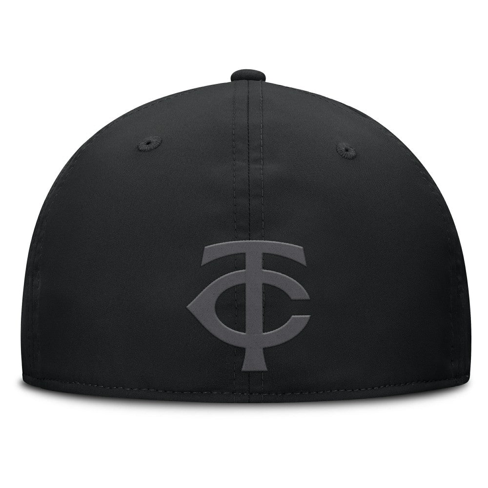 Minnesota Twins Fanatics Overpower Flex Hat - Black Hats