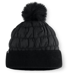 Cleveland Guardians Fanatics Nightcap Cuffed Knit Hat with Pom - Black Hats