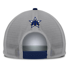 Seattle Mariners Fanatics Cranked Foam Front Patch Trucker Adjustable Hat - Gray/White Hats