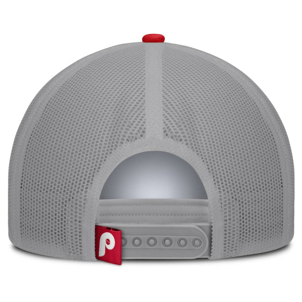 Philadelphia Phillies Fanatics Designated A-Frame Foam Front Trucker Adjustable Hat - White/Red Hats