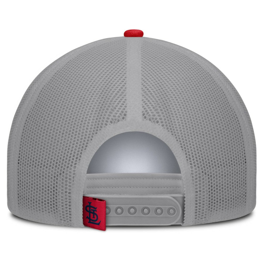 St. Louis Cardinals Fanatics Designated A-Frame Foam Front Trucker Adjustable Hat - White/Red Hats