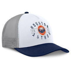 Houston Astros Fanatics Designated A-Frame Foam Front Trucker Adjustable Hat - White/Navy Hats