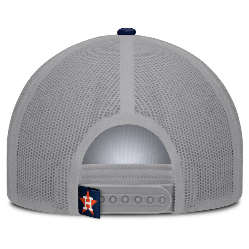 Houston Astros Fanatics Designated A-Frame Foam Front Trucker Adjustable Hat - White/Navy Hats