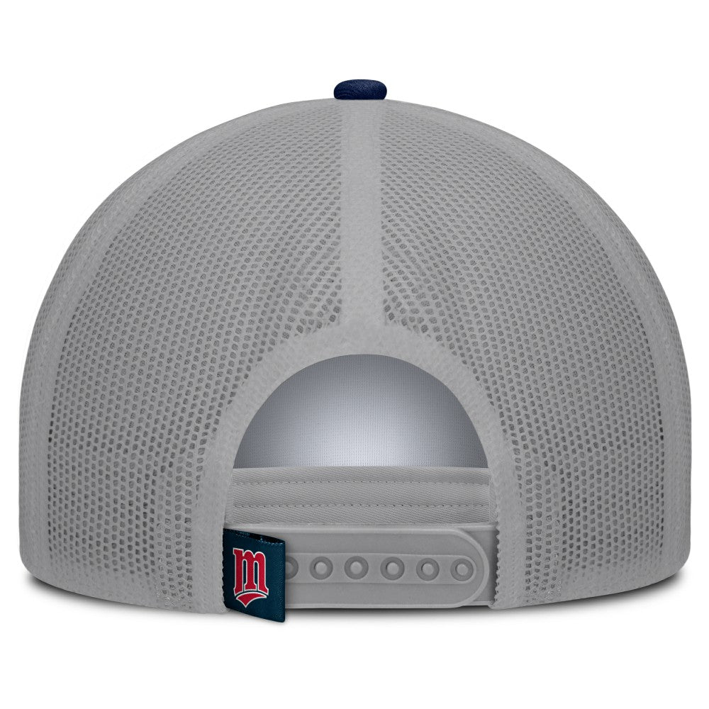 Minnesota Twins Fanatics Designated A-Frame Foam Front Trucker Adjustable Hat - White/Navy Hats