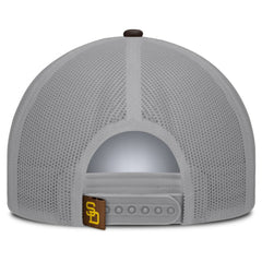 San Diego Padres Fanatics Designated A-Frame Foam Front Trucker Adjustable Hat - White/Brown Hats