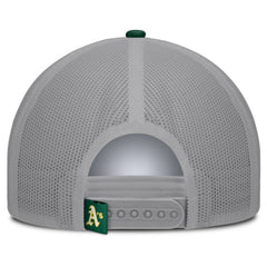 Athletics Fanatics Designated A-Frame Foam Front Trucker Adjustable Hat - White/Green Hats