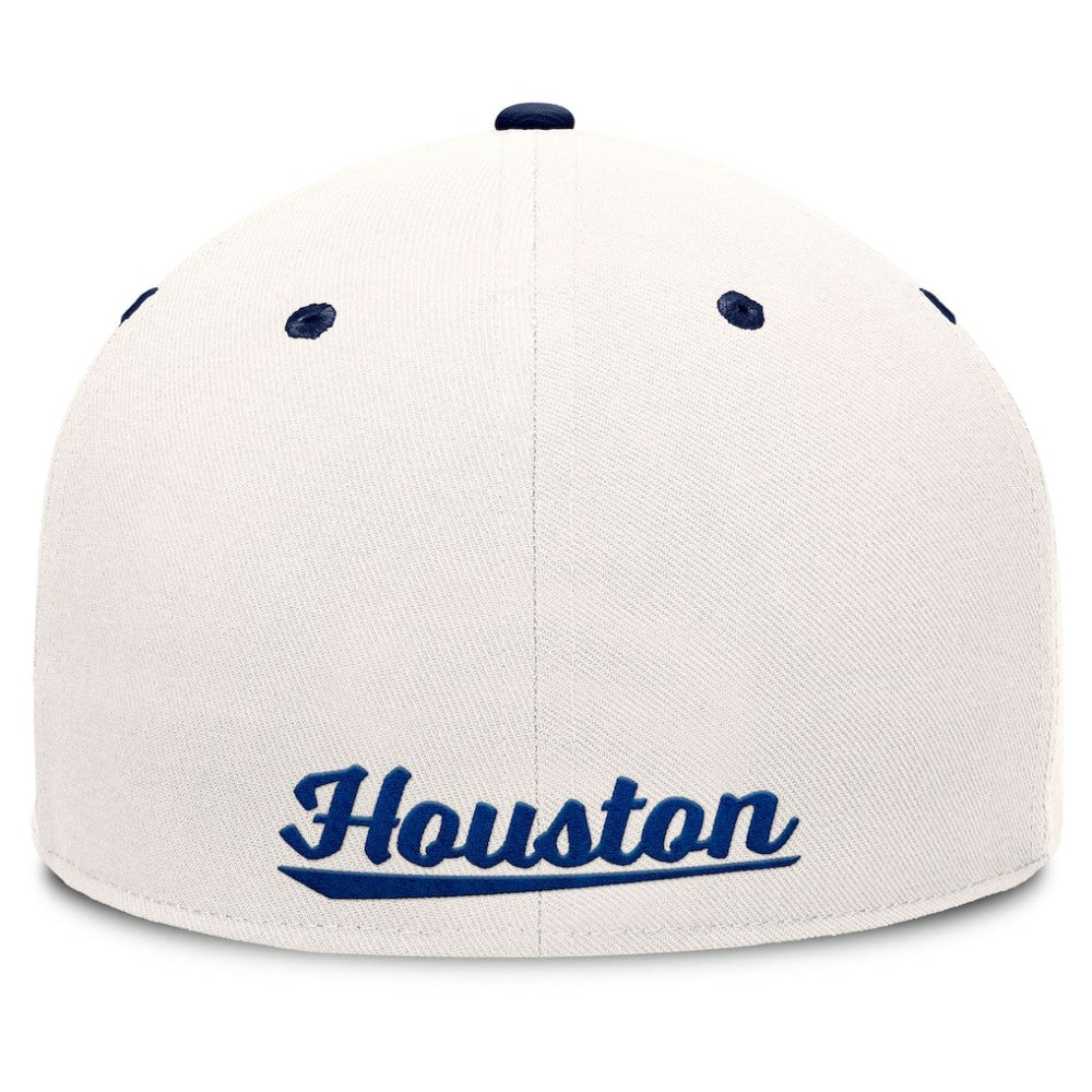 Houston Astros Fanatics Unit Fitted Hat - Cream/Navy Hats
