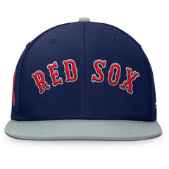 Boston Red Sox Fanatics Yard Fitted Hat - Navy/Gray Hats