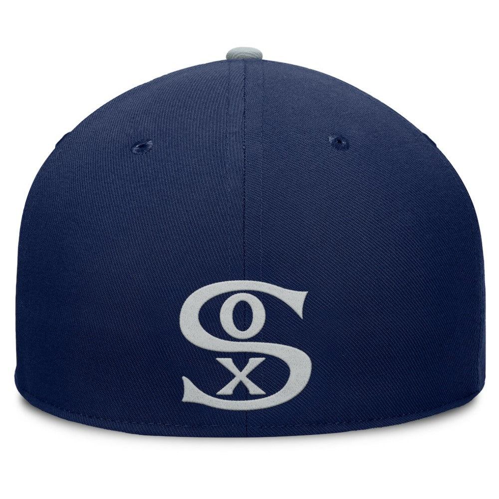 Chicago White Sox Fanatics Yard Fitted Hat - Navy/Gray Hats