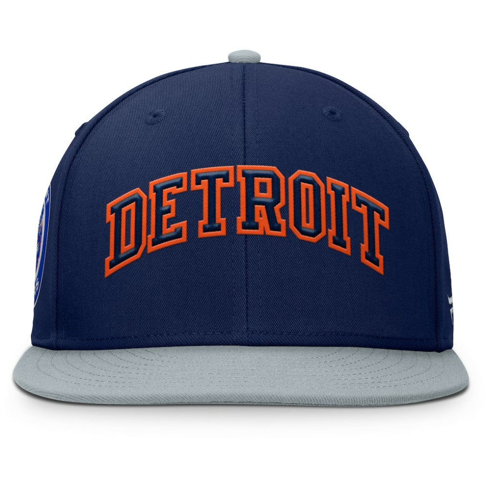 Detroit Tigers Fanatics Yard Fitted Hat - Navy/Gray Hats
