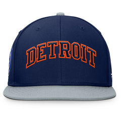 Detroit Tigers Fanatics Yard Fitted Hat - Navy/Gray Hats