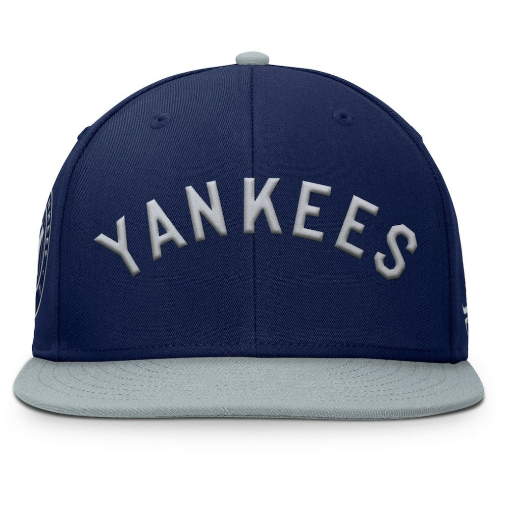 New York Yankees Fanatics Yard Fitted Hat - Navy/Gray Hats