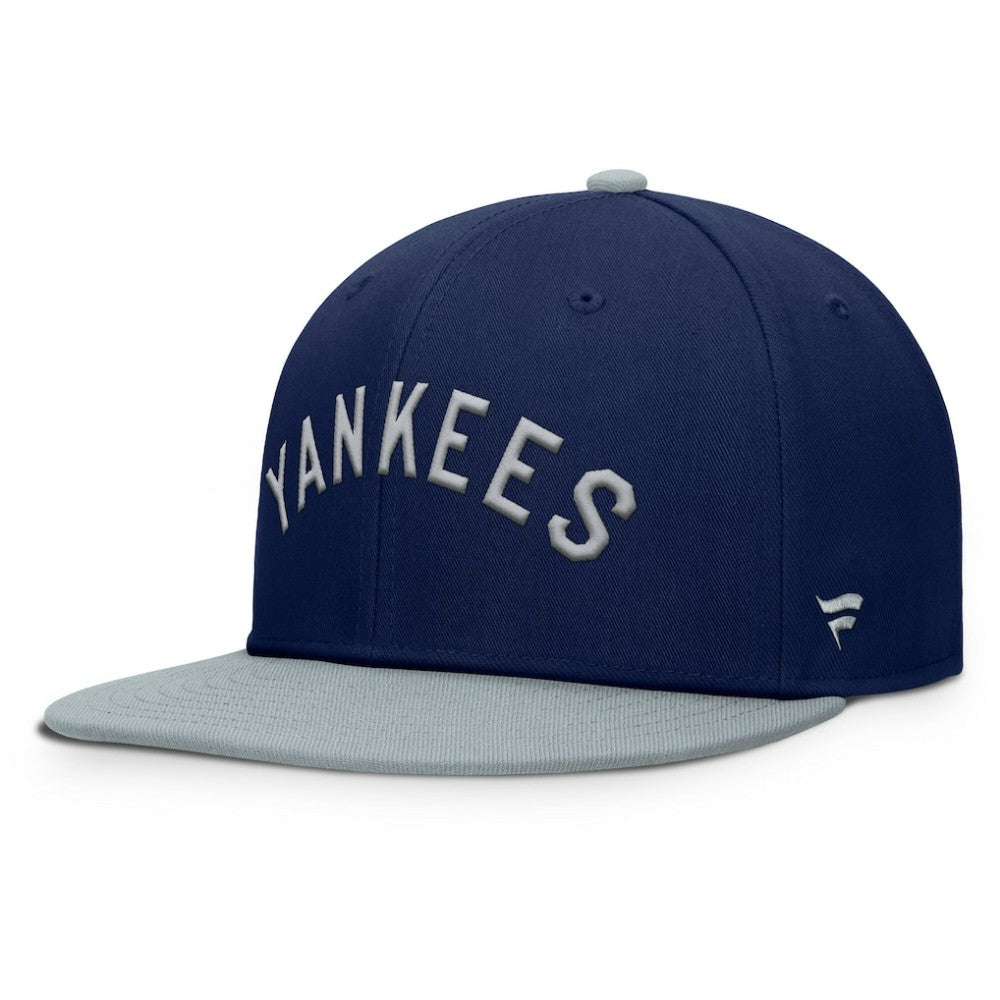 New York Yankees Fanatics Yard Fitted Hat - Navy/Gray Hats