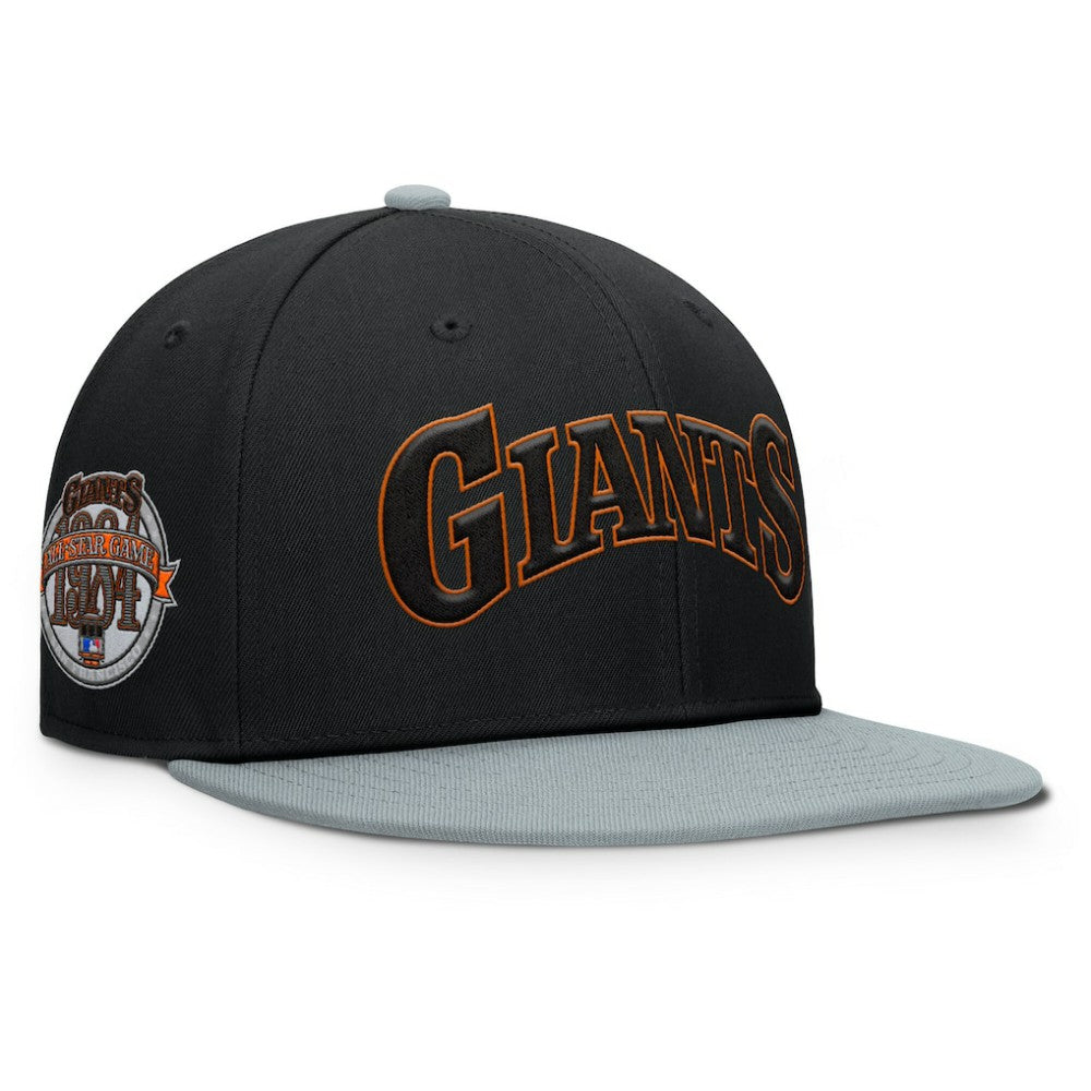 San Francisco Giants Fanatics Yard Fitted Hat - Black/Gray Hats