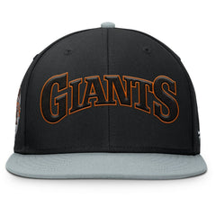 San Francisco Giants Fanatics Yard Fitted Hat - Black/Gray Hats
