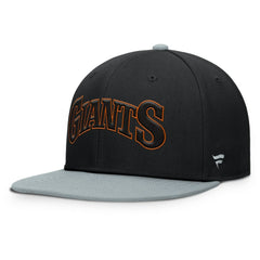 San Francisco Giants Fanatics Yard Fitted Hat - Black/Gray Hats