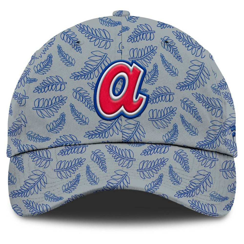 Atlanta Braves Fanatics Women's Cooperstown Collection Shift Adjustable Hat - Gray Hats
