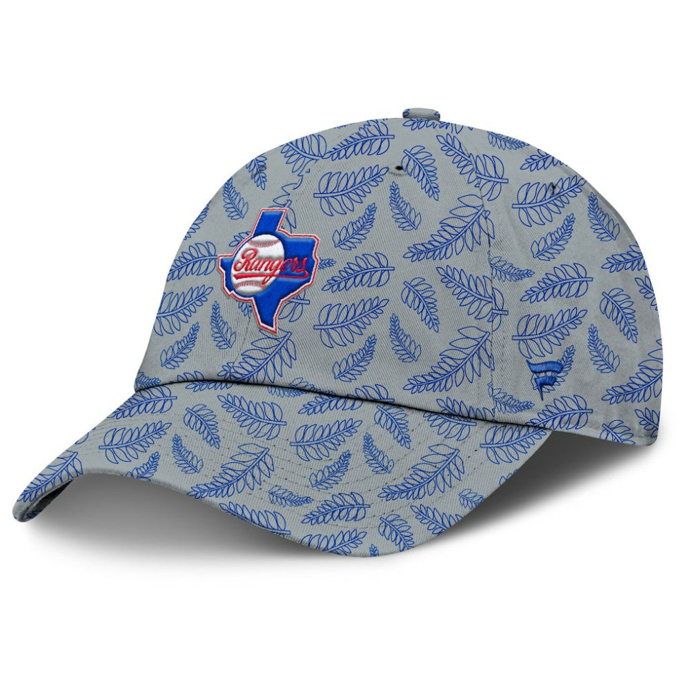 Texas Rangers Fanatics Women's Cooperstown Collection Shift Adjustable Hat - Gray Hats
