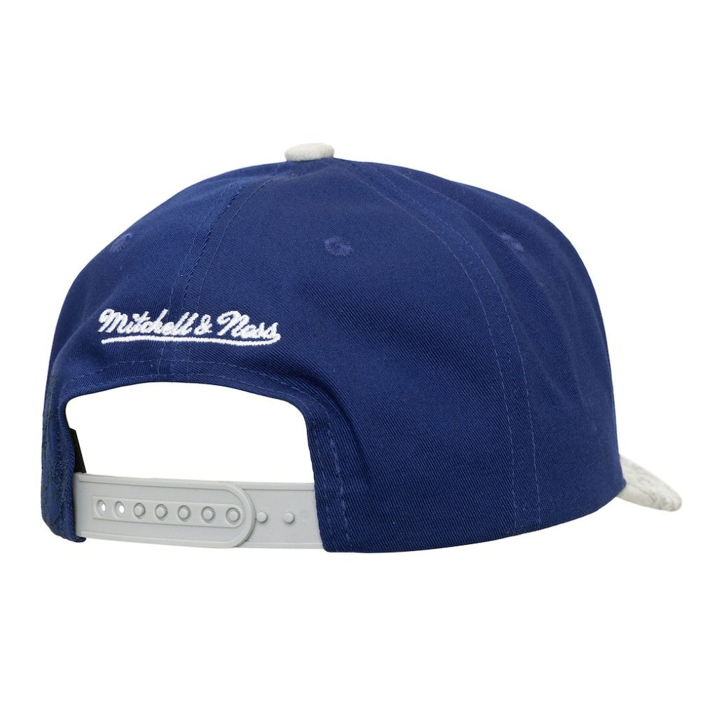 Toronto Maple Leafs Mitchell & Ness May Flowers Pro Crown Adjustable Hat - Blue/Gray | US 202492216