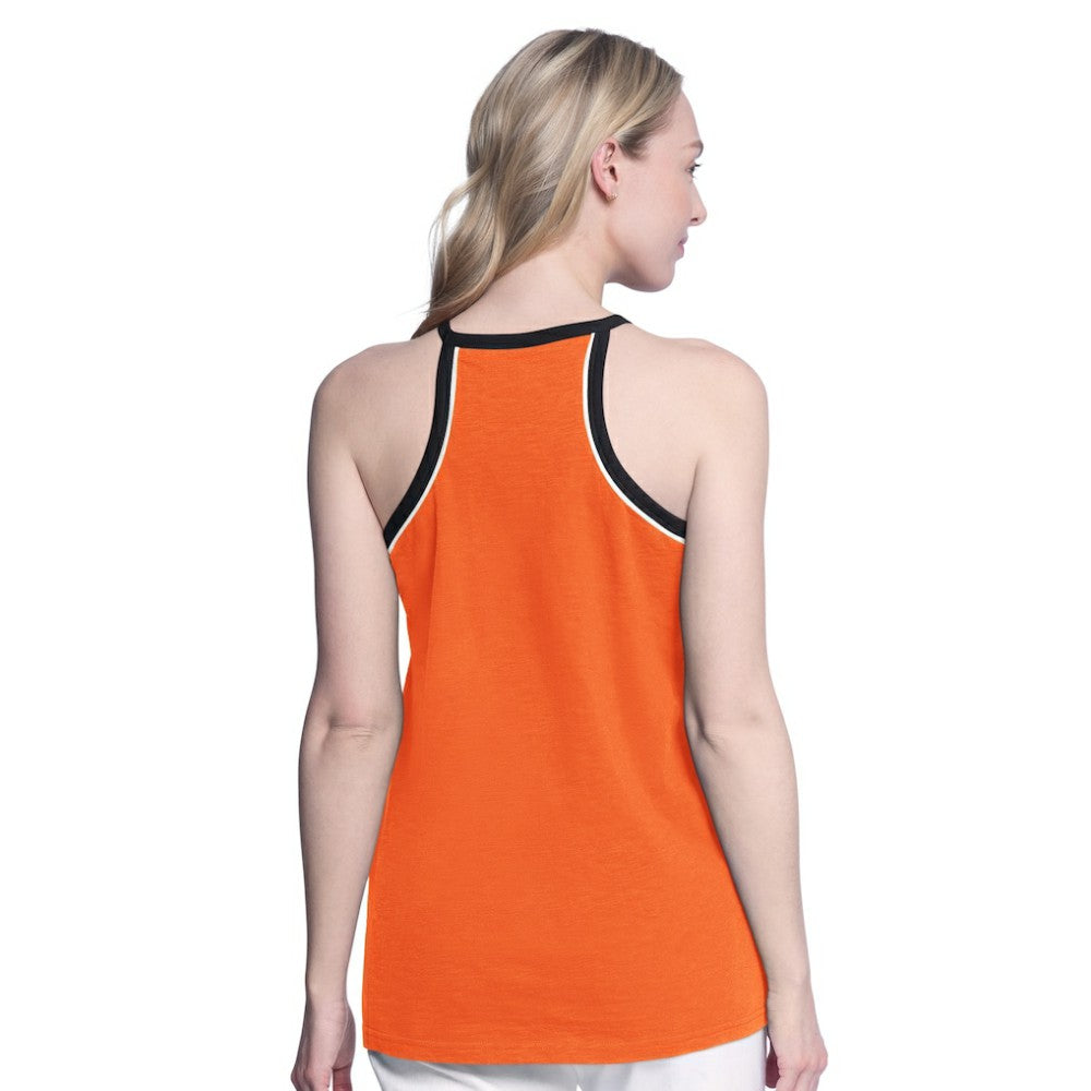 Baltimore Orioles G-III 4Her by Carl Banks Women's Curveball Racerback Tank Top - Orange Tanks