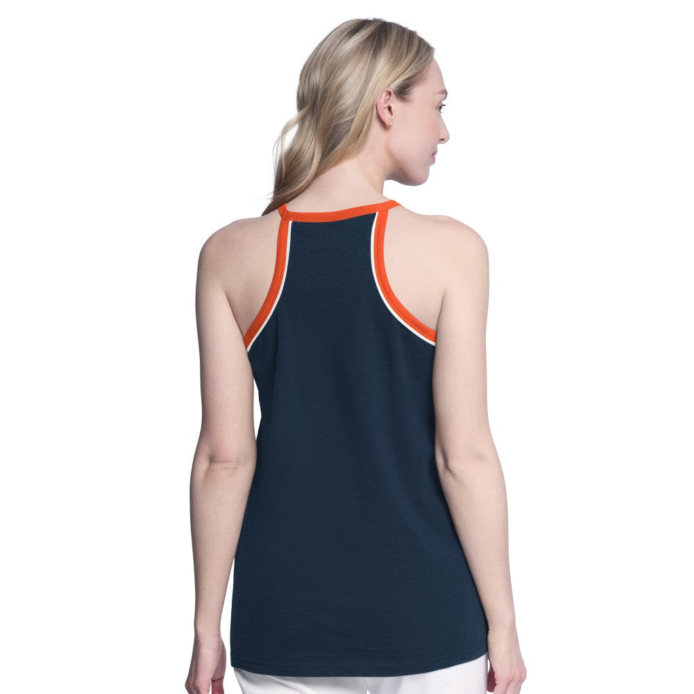 Houston Astros G-III 4Her by Carl Banks Women's Curveball Racerback Tank Top - Navy Tanks
