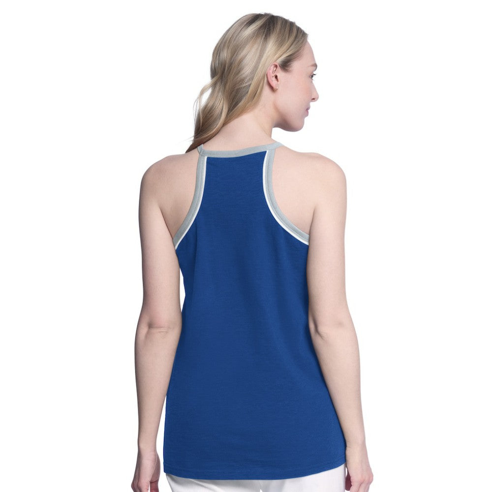 Los Angeles Dodgers G-III 4Her by Carl Banks Women's Curveball Racerback Tank Top - Royal Tanks