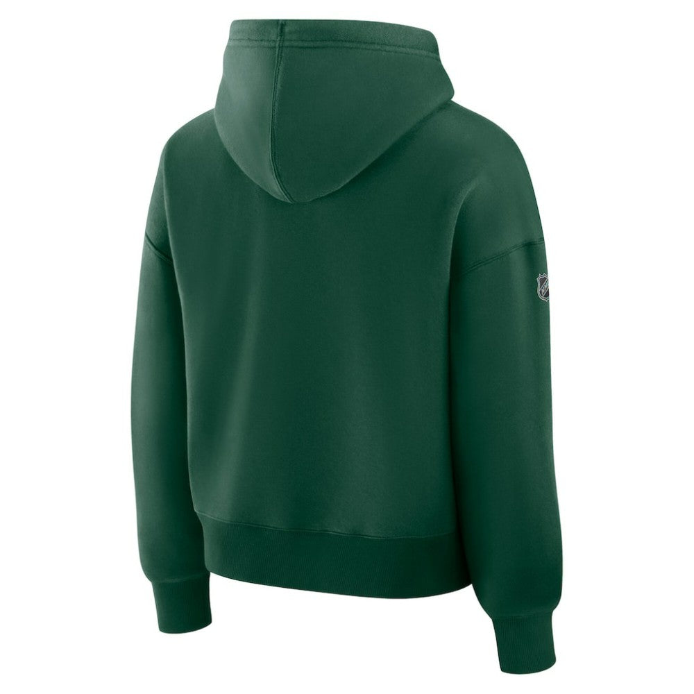 Minnesota Wild Fanatics Women's Authentic Pro Primary Pullover Hoodie - Green | US 202492956