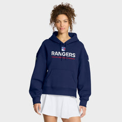 New York Rangers Fanatics Women's Authentic Pro Primary Pullover Hoodie - Navy | US 202492973