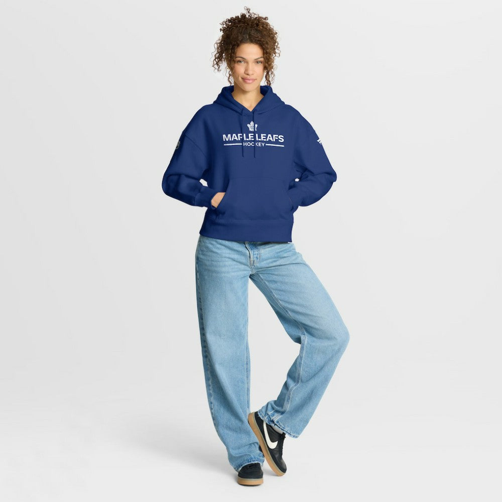 Toronto Maple Leafs Fanatics Women's Authentic Pro Primary Pullover Hoodie - Blue | US 202493000