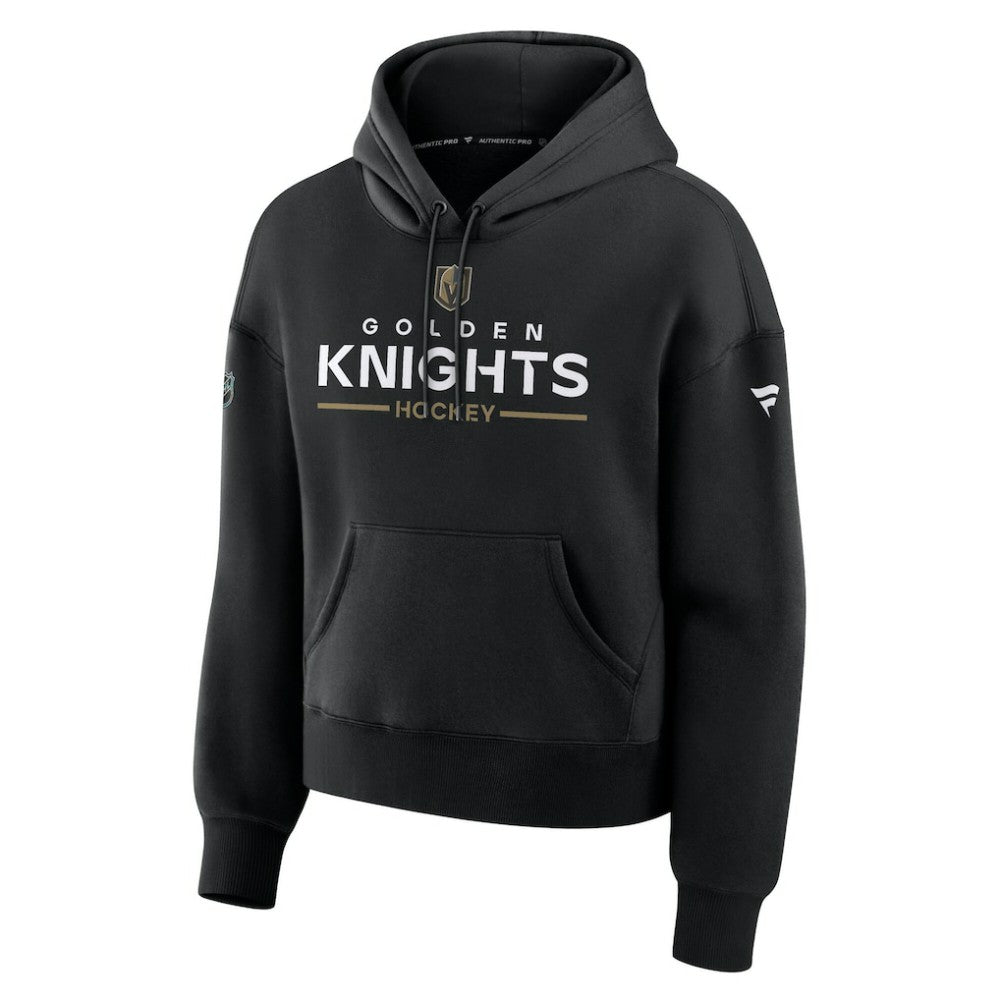 Vegas Golden Knights Fanatics Women's Authentic Pro Primary Pullover Hoodie - Black | US 202493005
