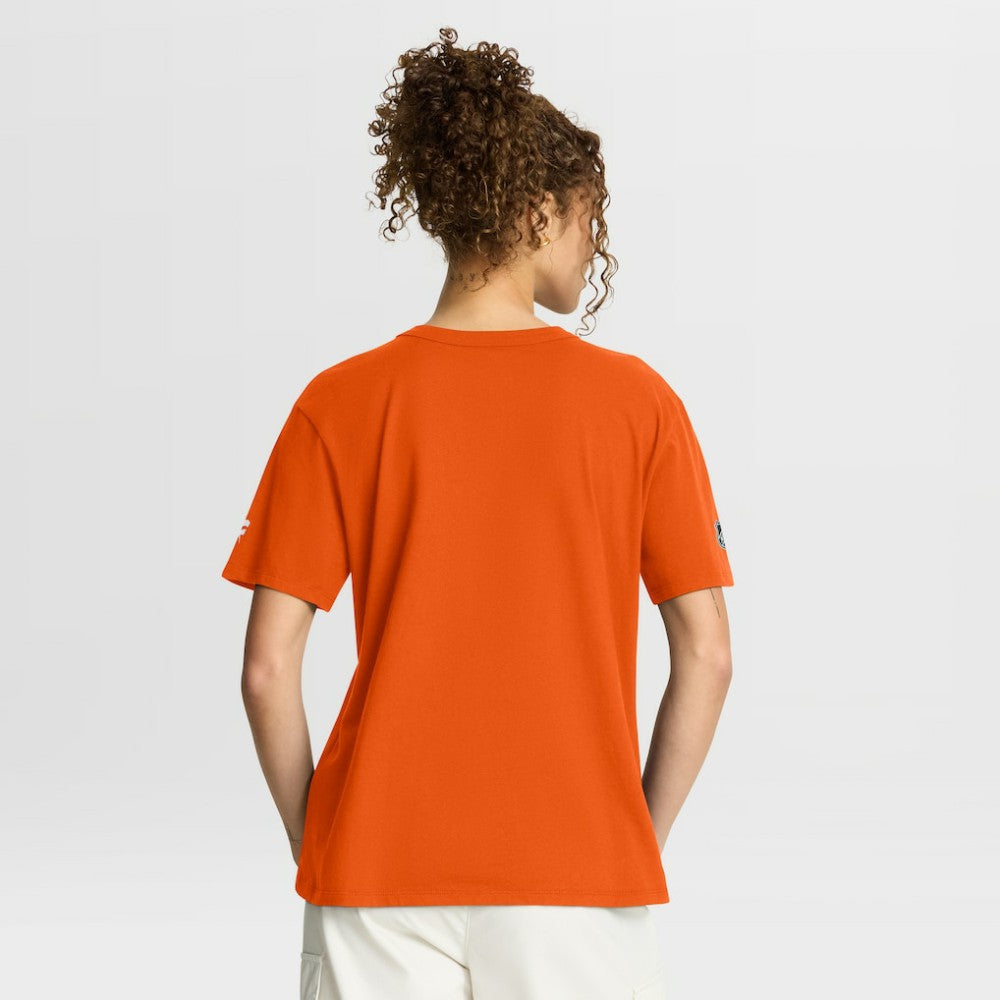 Edmonton Oilers Fanatics Women's Authentic Pro Primary T-Shirt - Orange | US 202493023