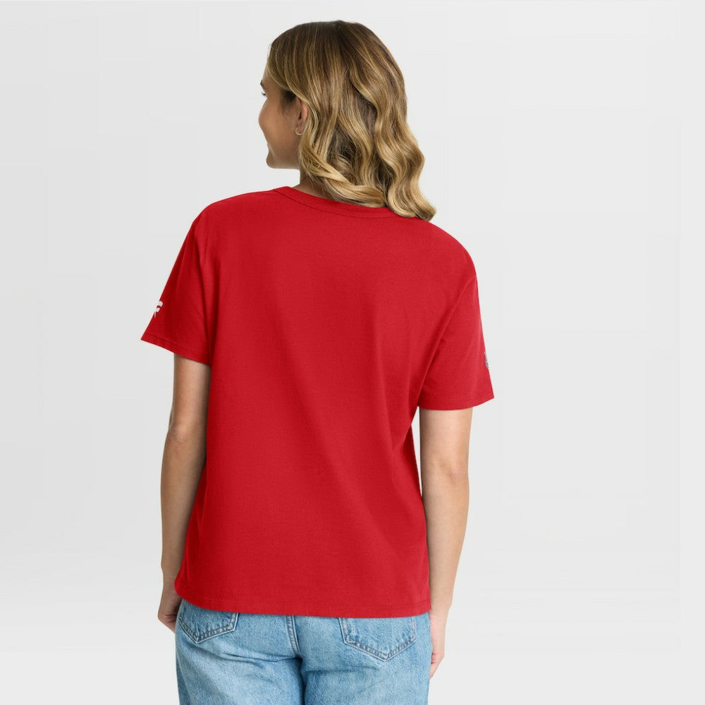 Florida Panthers Fanatics Women's Authentic Pro Primary T-Shirt - Red | US 202493027