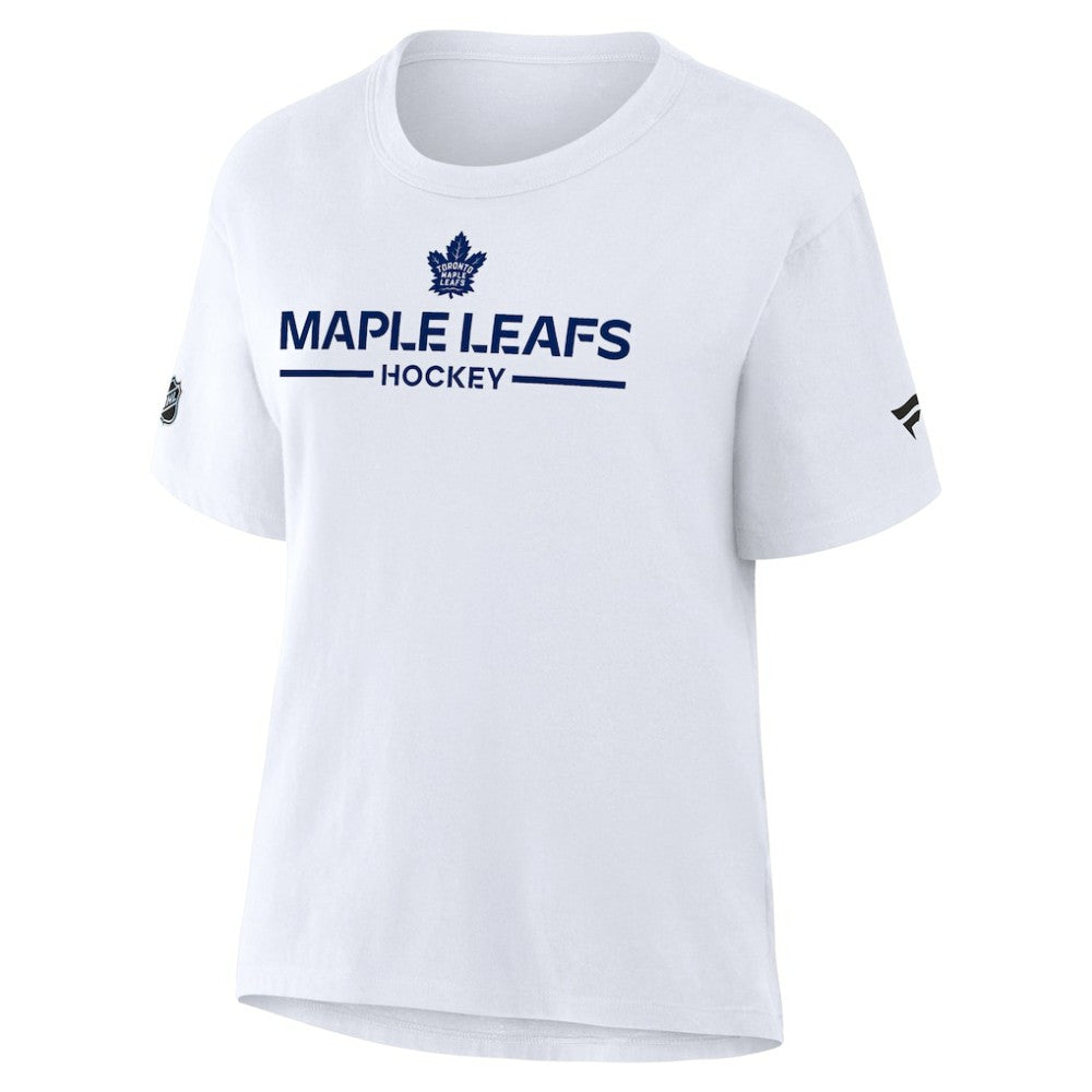 Toronto Maple Leafs Fanatics Women's Authentic Pro Primary T-Shirt - White | US 202493065