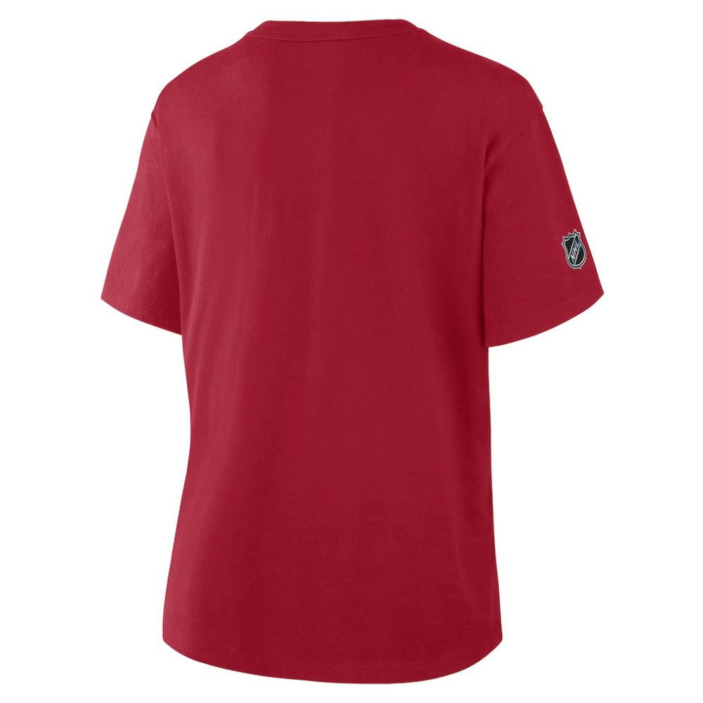 Montreal Canadiens Fanatics Women's Authentic Pro Primary T-Shirt - Red | US 202493073