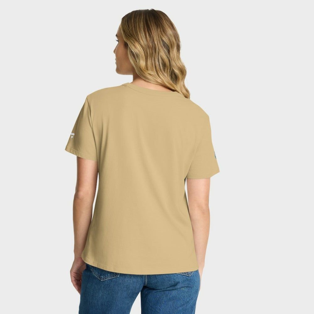 Vegas Golden Knights Fanatics Women's Authentic Pro Primary T-Shirt - Gold | US 202493093